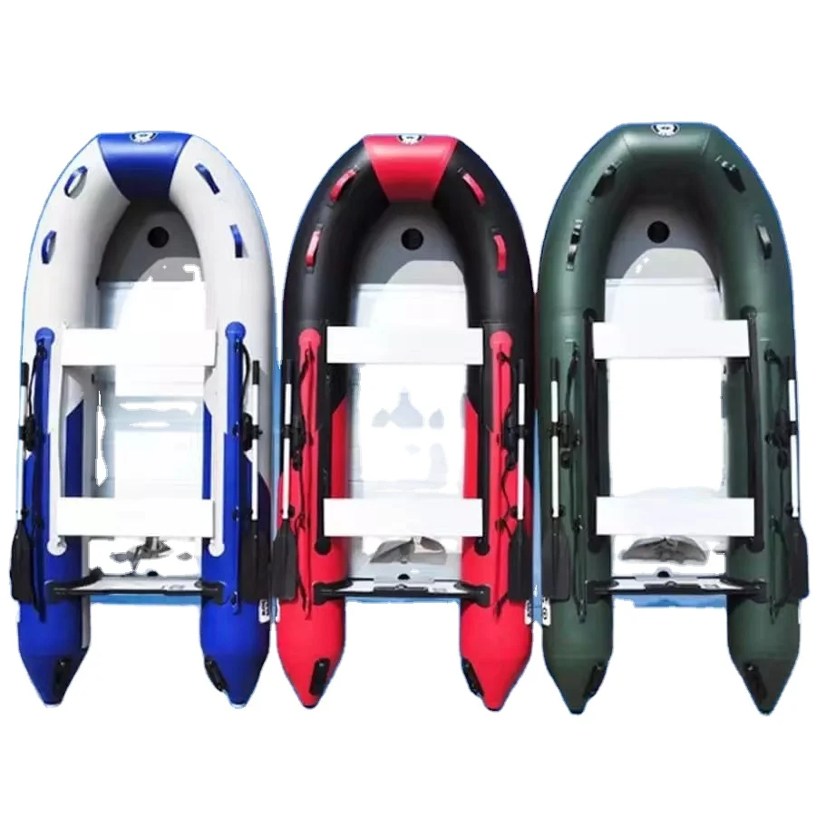 Electric and Manual Aluminum Bottom PVC Boat for Water Sports