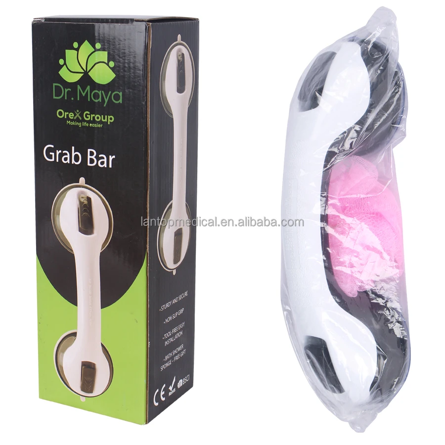 Anti Slip Bathroom Grab Bar Bathtub Handrail Safety Handle Bars Shower Arms Grab Rail for Disabled People Elderly