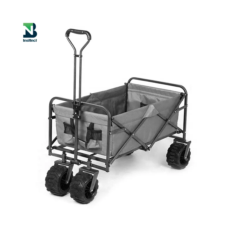 INSTINCT Cheap Outdoor Garden Camping Foldable Wagon Cart Folding Beach Trolley Cart