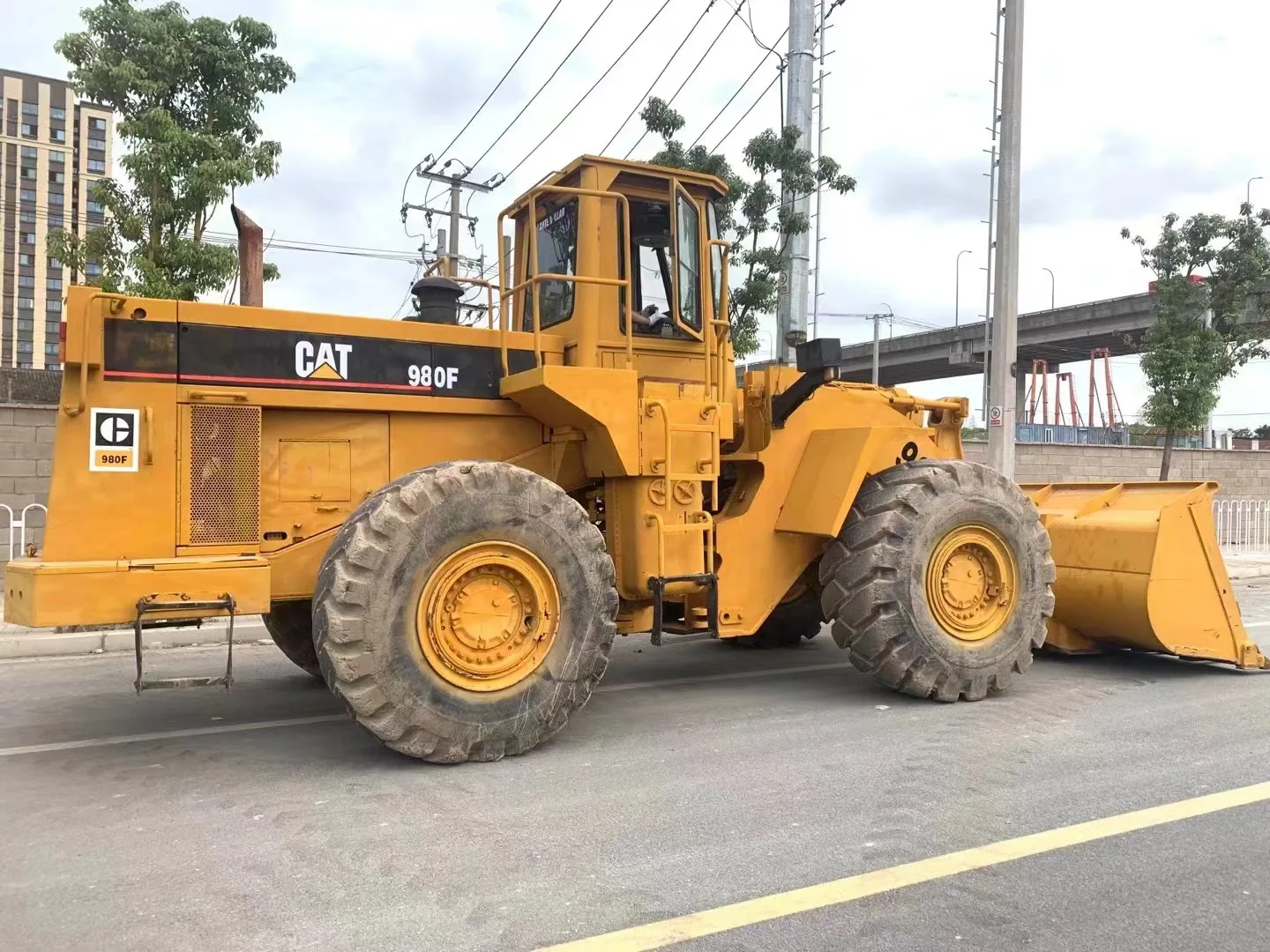 Factory price Used Wheel Loader CAT 980F used loader secondhand Cat 980F loader on sale
