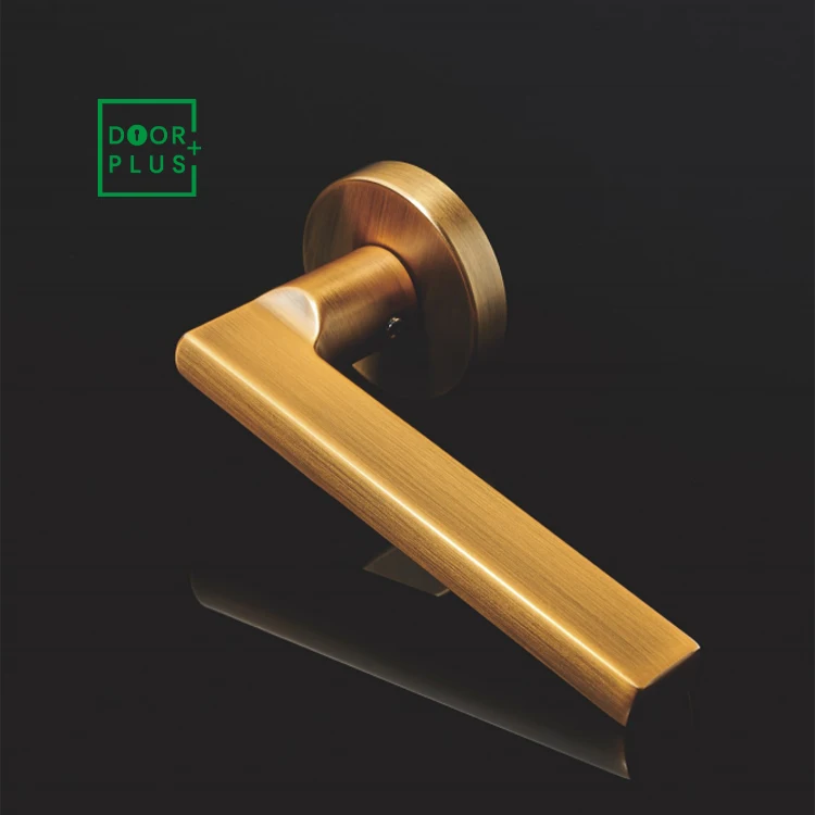 Doorplus Modern High Quality Safety Wooden Door Lever Handles Interior Lock,Door Handle Interior