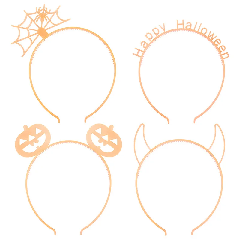 Hot Selling New Party Glow In The Dark Jewelry Hair Accessories Halloween Headband Wholesale