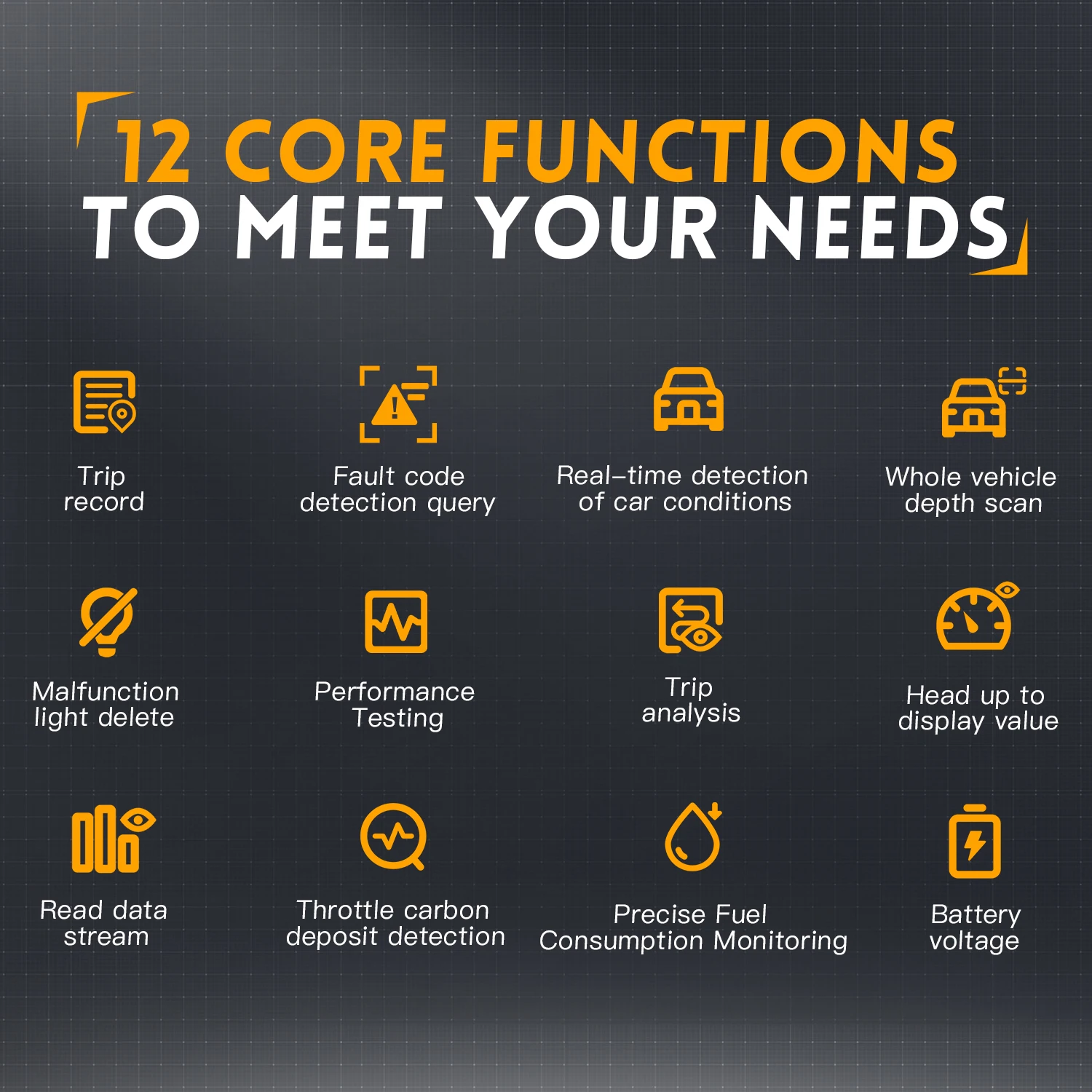 FNIRSI OBD2 car trouble tester car error OBD diagnostic tool