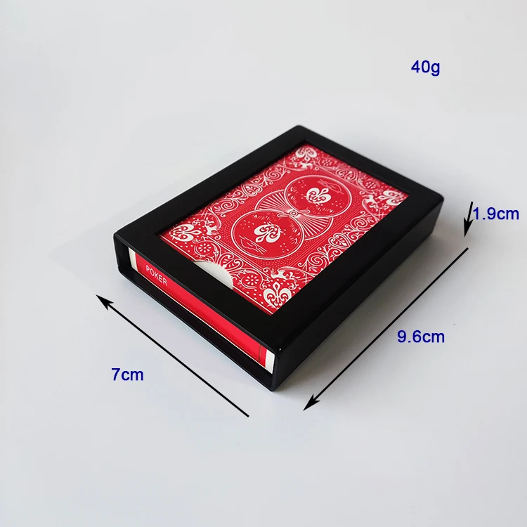 Customized Vanishing Card Deck Magic Tricks Gimmick Playing Card Disappearing Box Magic Poker Vanish Easy To Do Magic Trick Toy