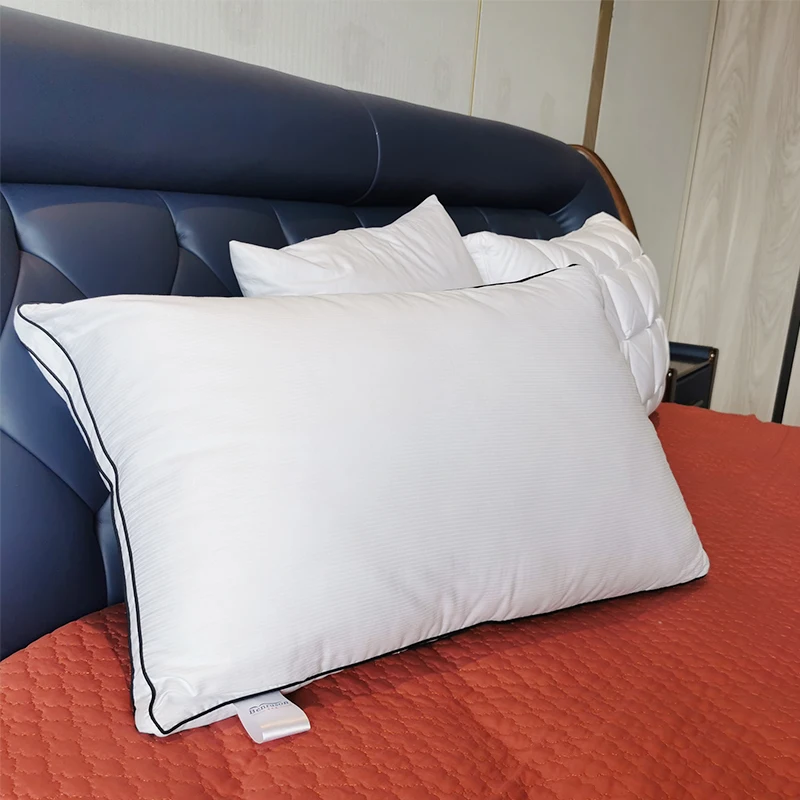 High Sale 100% Breathable Cotton Rectangle Shape King Size Pillows For home/hotel