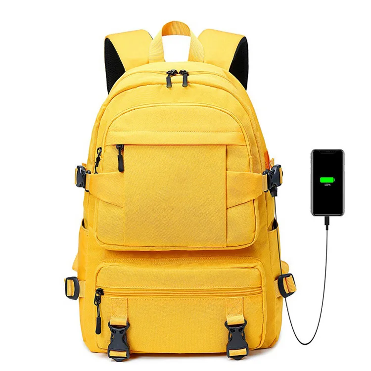 New Design Trendy Unisex Korean Style College Bags Fashionable Polyester Lining Mesh Material Zipper Waterproof Cartoon Model