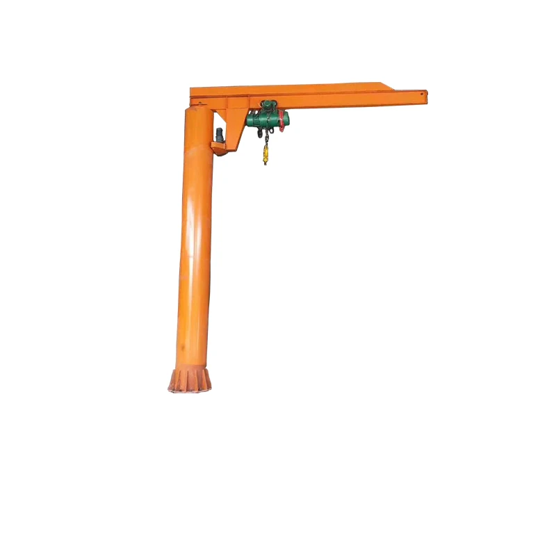 Best price Wholesale BZD model manual rotation column mounted floor Jib Crane with hoist