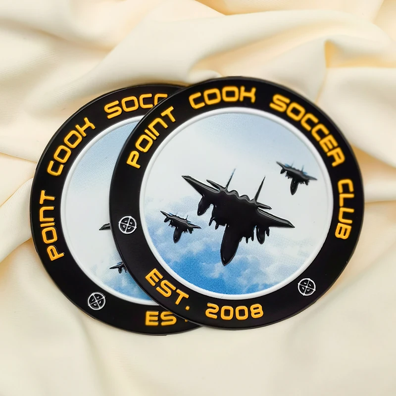 Factory Wholesale Custom Embossed 3D Logo Heat Transfer Iron-on Soft Sports TPU Patches for Football Sportswear