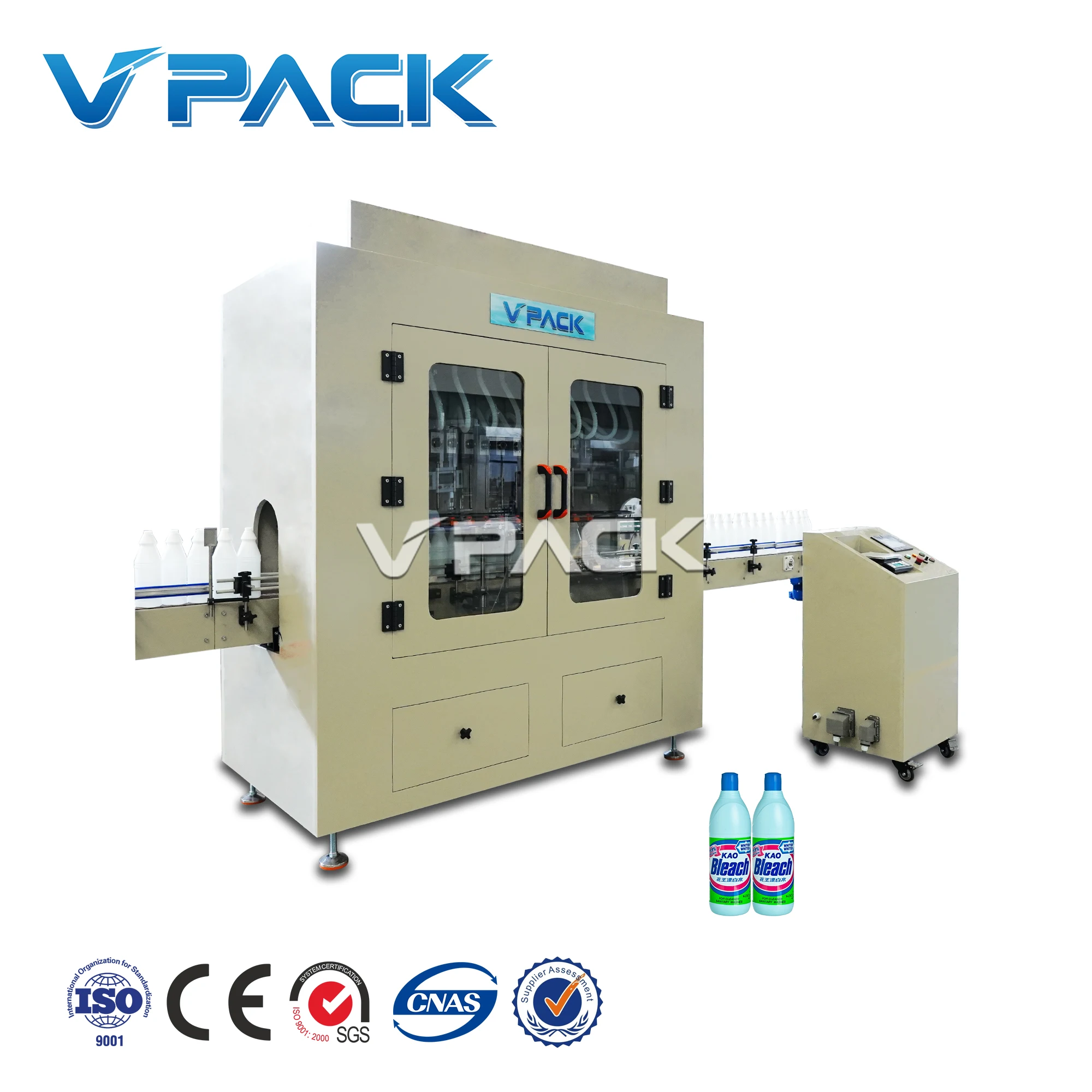 Full automatic 12 head linear type vinegar spirit/ sanitizer disinfection/ corrosive liquid bleach water filling machine