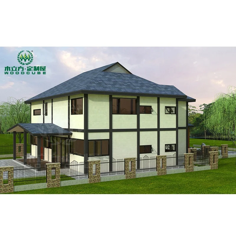 prefab houses estate 4 bedroom 2 bathroom two story house for sale