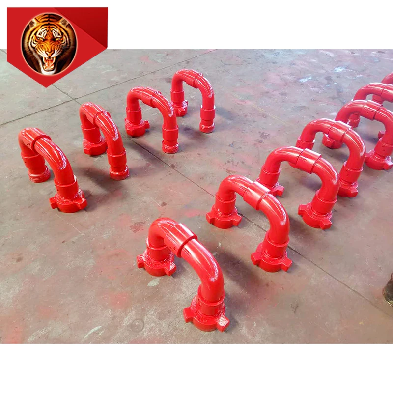 Tigerrig API 16c high pressure movable elbow hydraulic stainless steel rotary 1502 chiksan joint swivel joint for oilfield
