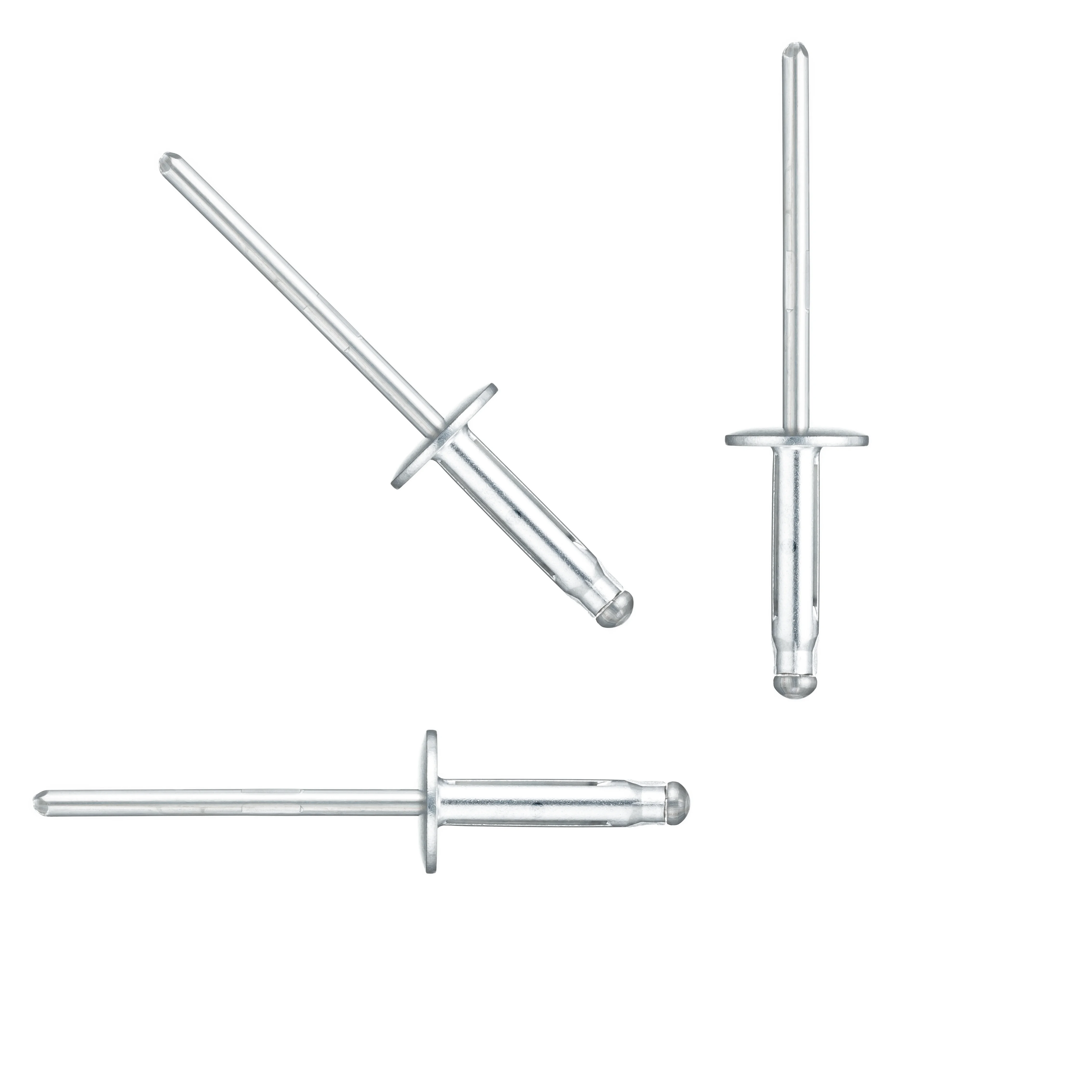 High quality stainless steel flat head press metal iron rivets