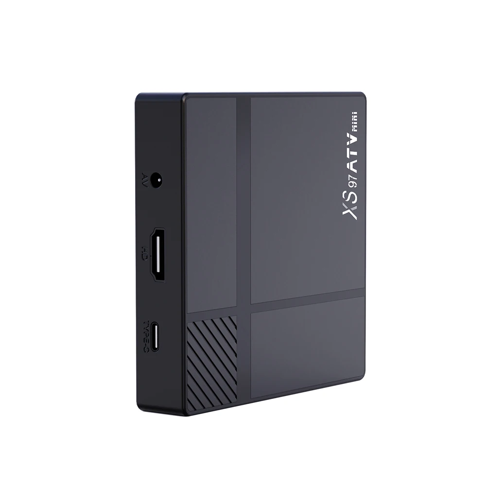 Новый XS97 ATV MINI Allwinner H618 Android 12 двухдиапазонный Wi-Fi умный потоковый медиаплеер совместим с Google голосовым помощником