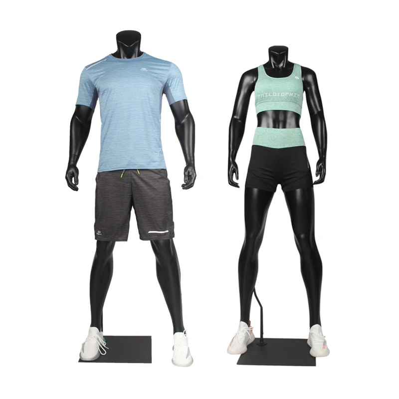 hot sale popular athletic fitness sports underwear display straight standing muscular female mannequin for sport shop