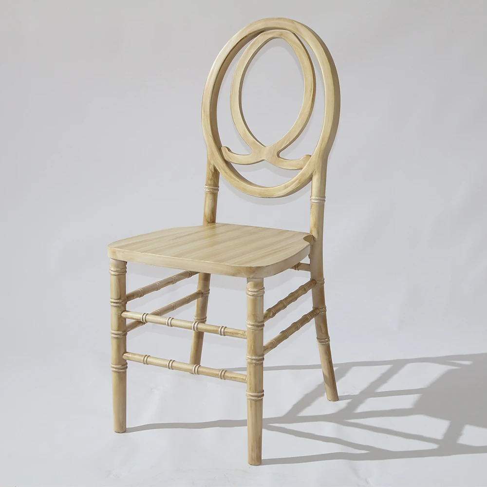Wood and Resin Wedding Event Party Rental Dining Phoenix Chair