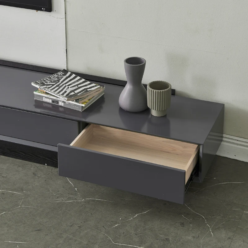 Living Room Furniture Set Luxury Design Modern TV Stand Coffee Center Table Wooden Cabinet