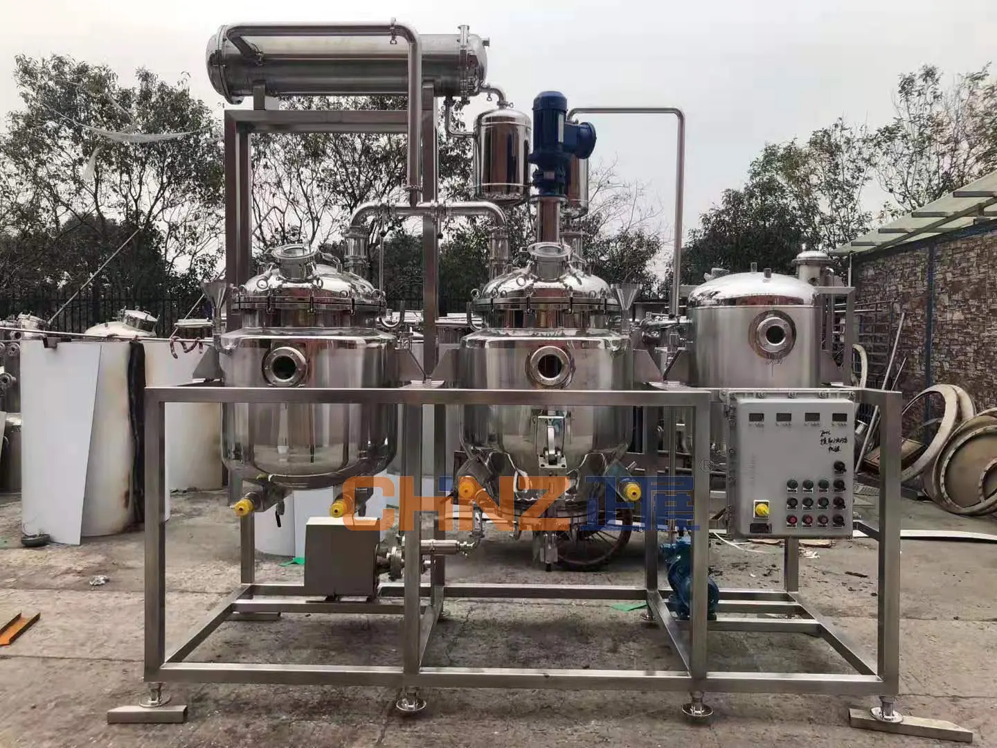 stainless steel extraction tank equipment plant extraction/essential oil extraction machine
