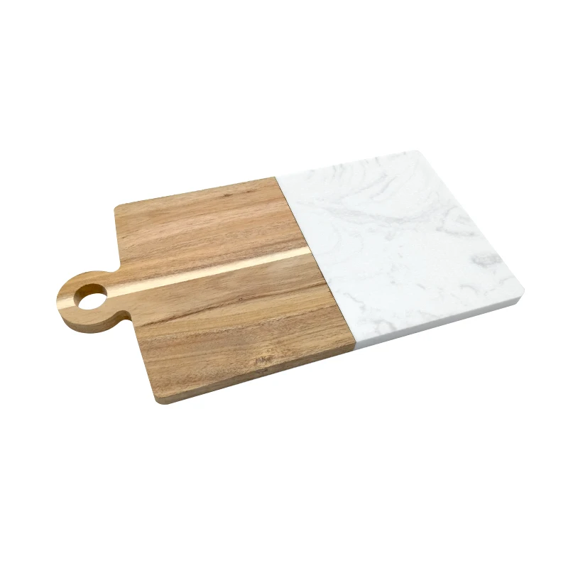 Kitchen Party Plate chopping Board  Wood Marble Cutting Board
