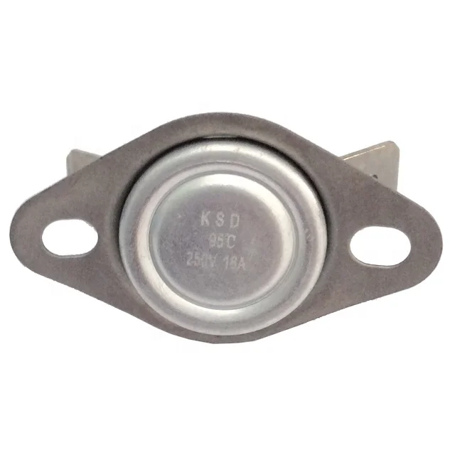 Snap Action Temperature Switch KSD301 125V 250V 10A 15A 16A Thermal Disc KSD Bimetal Thermostat