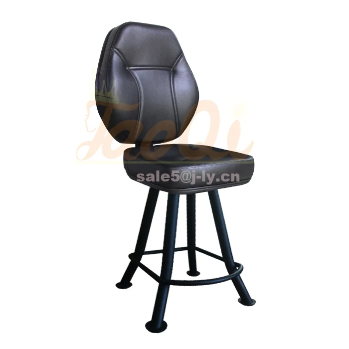 Las Vegas K333 Black Bar Chair Metal Frame Bar Stool Swivel Casino Furniture Slot Chair Poker Seating Gaming Roulette Chair