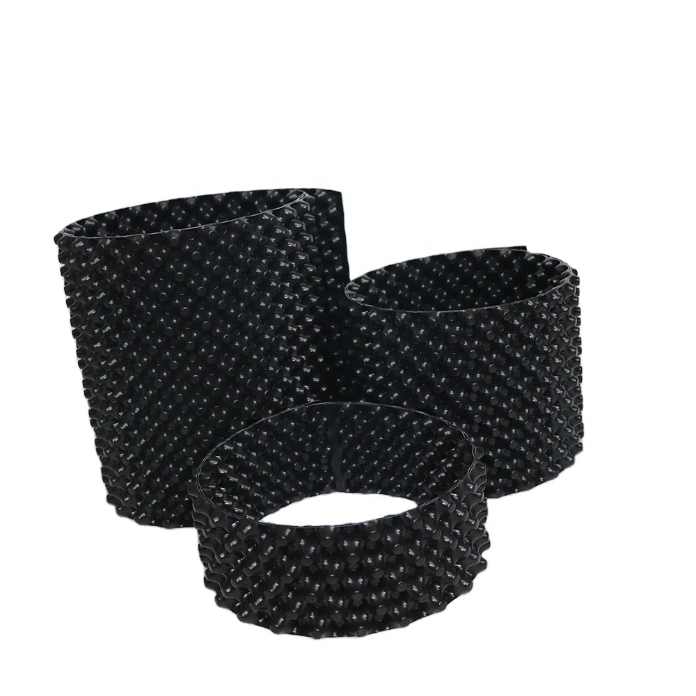 new composed fabric geotextile highway subway plastic channel drain green roof dimple  250KN strip sheet