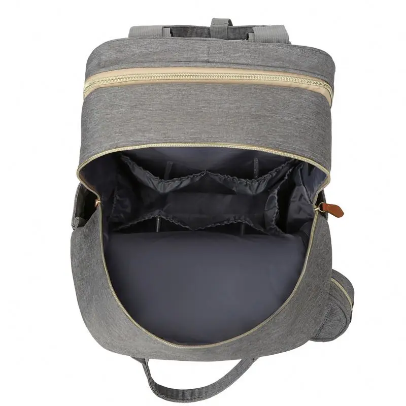 Wholesale Portable 3 In 1 Expandable Backpack Baby Diaper Bags With Changing Station