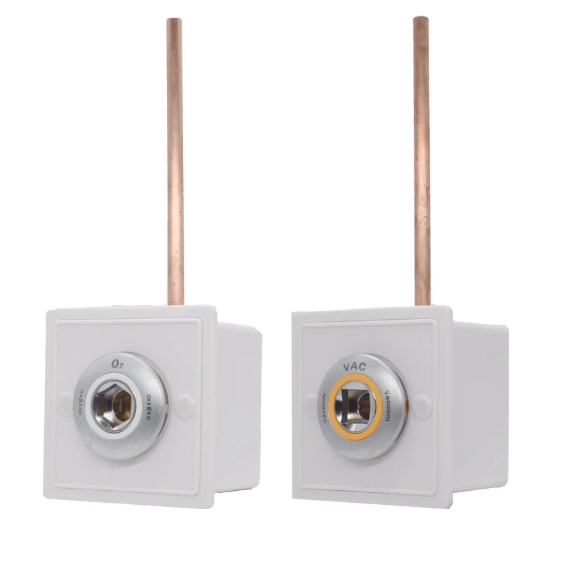 German type medical gas outlet with box oxygen gas outlet box connector gas outlet