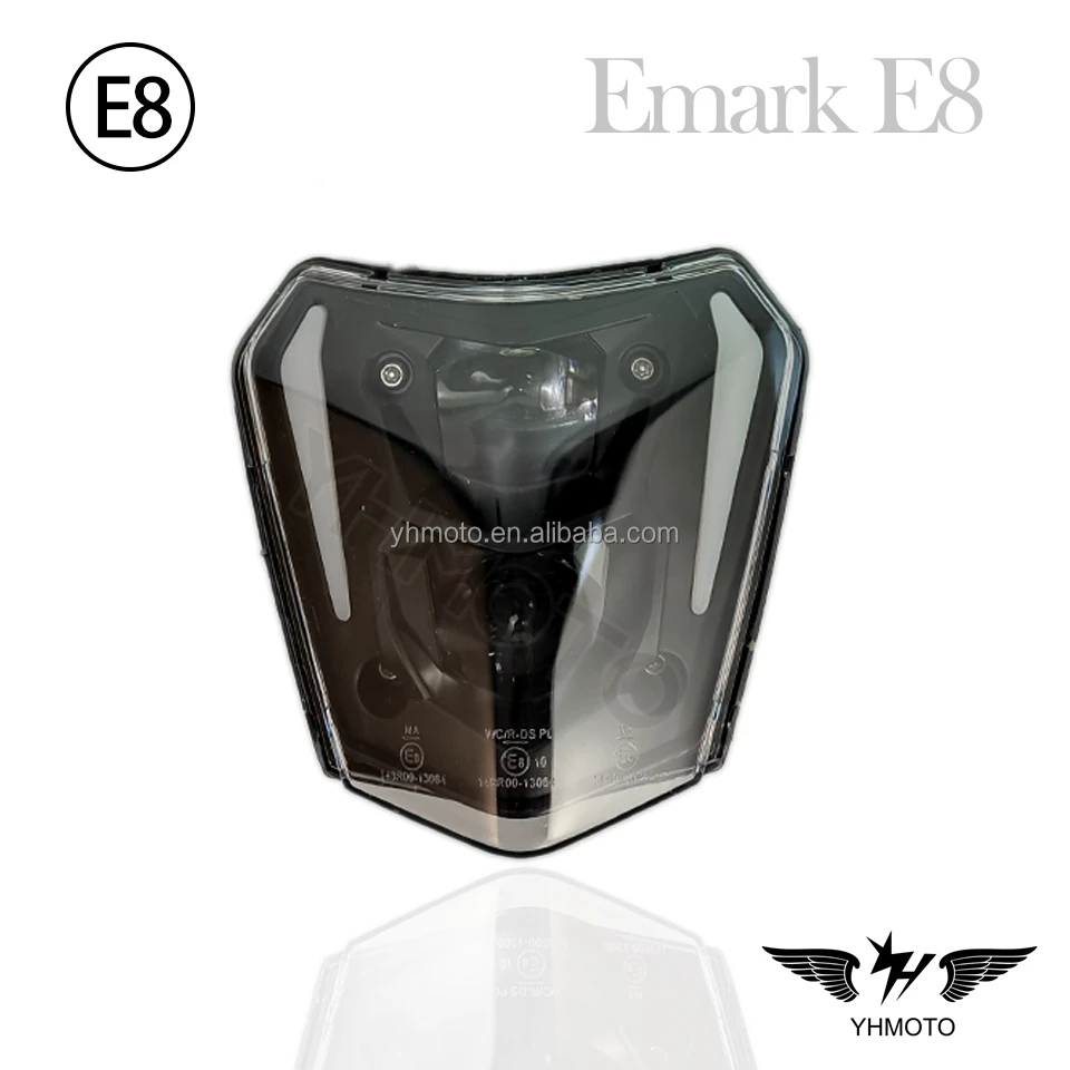 YHMOTO 2022 E Mark E8  Motorrad Motorcycle Dirt Bike Enduro  Headlights Headlamps  For KTM EXC SX 125 200 300 400 SMR C 690