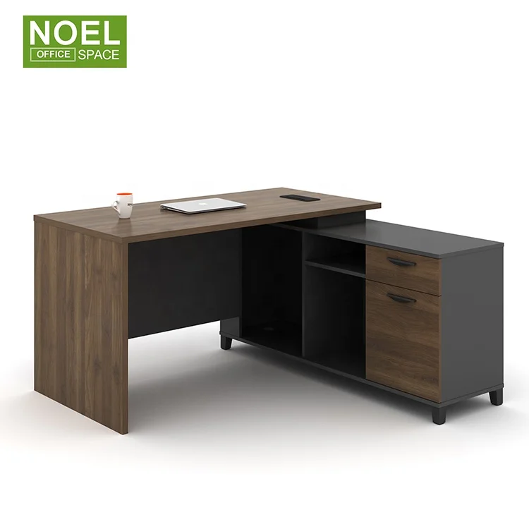 I shape Simple design cheap  school teacher office furniture single desk