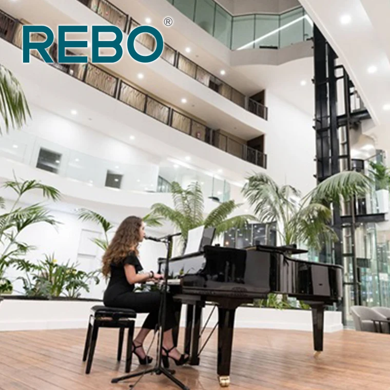 Natural color bamboo wooden parquet deck flooring