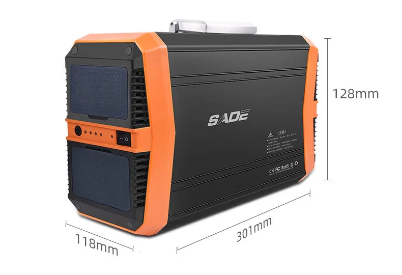 Factory Wholesale 300W Portable Power Station Power Bank Solar Generator Camping Outdoor Energy Storage Power Supply 220V