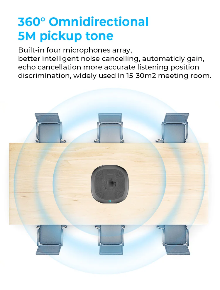 Business Conference High Sound Quality Smart Tws Mobile Bluetooth Wireless Speak