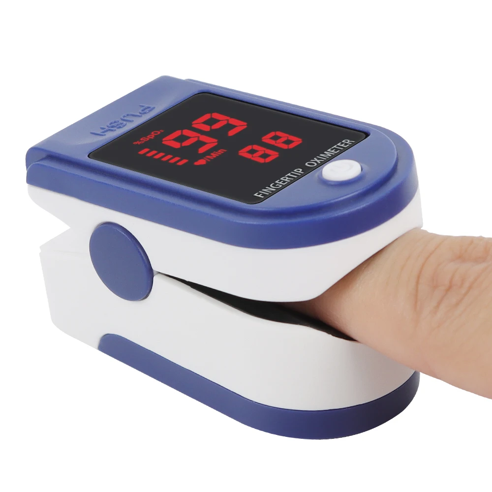 
AUPO Wholesale Medical Equipment blood oxygen saturation LED Display Fingertip Pulse Oximeter Oxymeter 