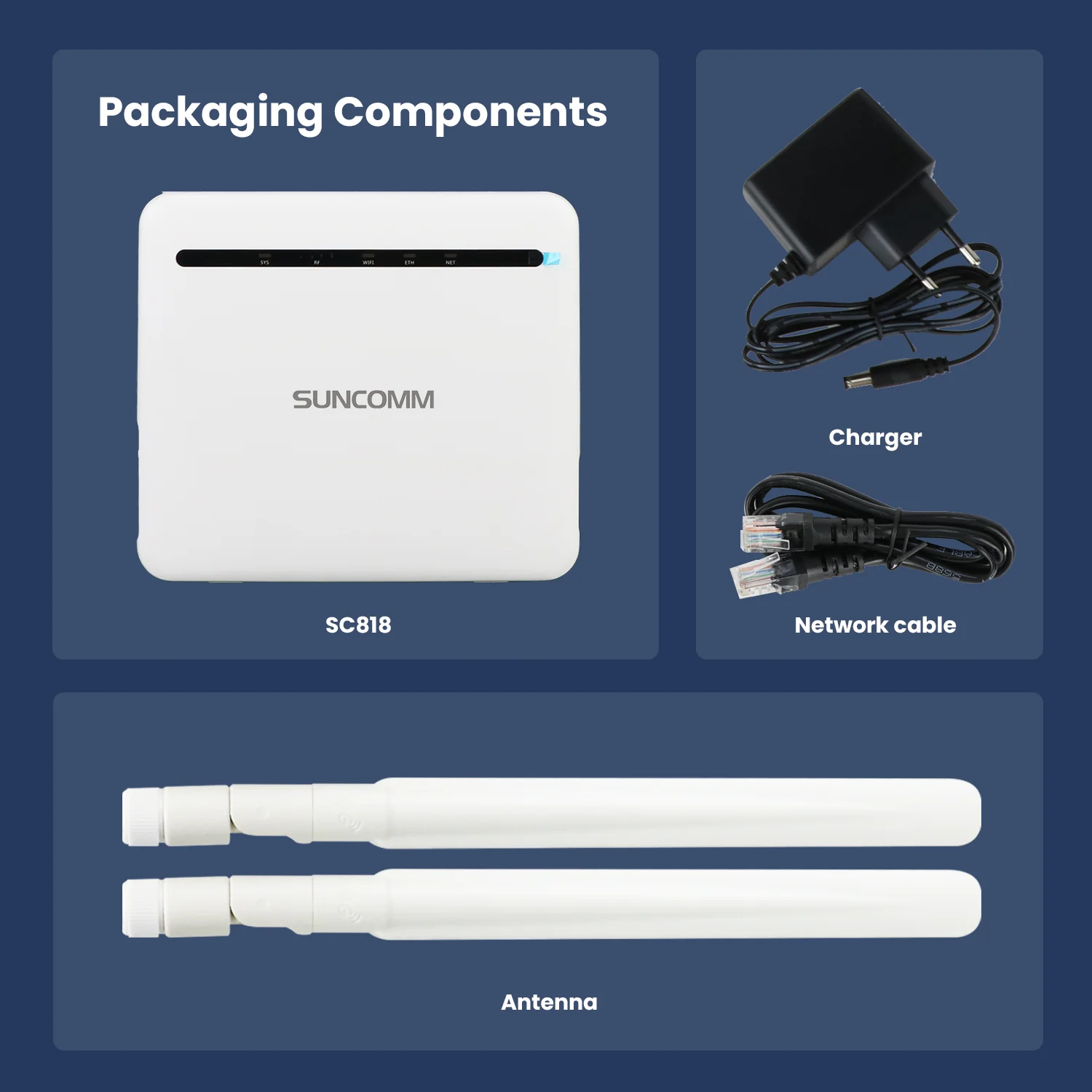 Hot selling SC818 4G cpe Router Dual band 2.4G 5Ghz CAT6 Detachable antenna Built-in battery TEL port VPN WPS 4g wifi router