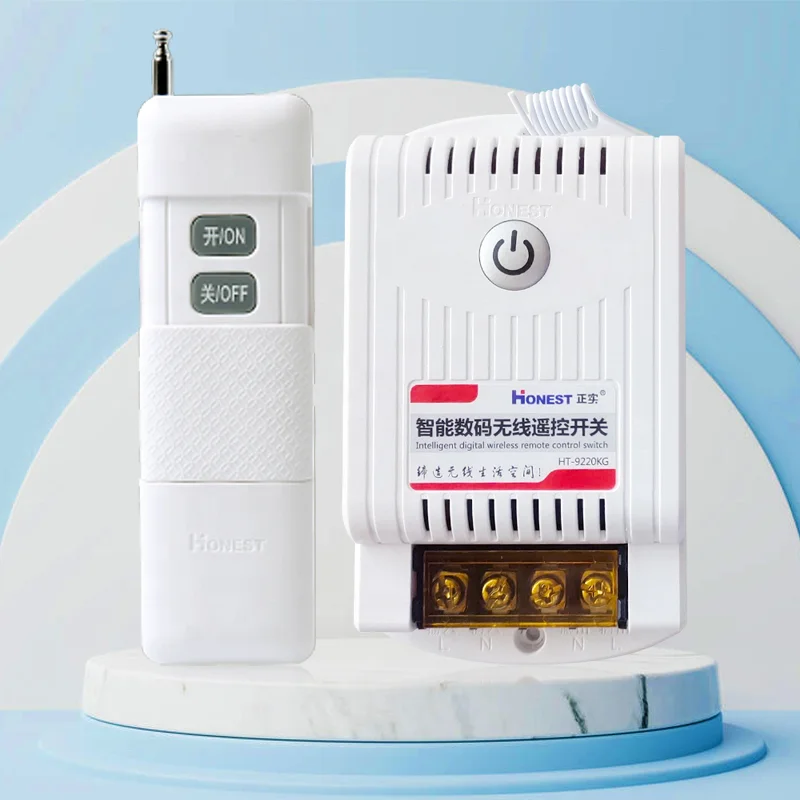 Factory Outlet 3000m 433MHZ Smart Home Appliance Switch RF Relay Motor Wireless Remote Control Switch