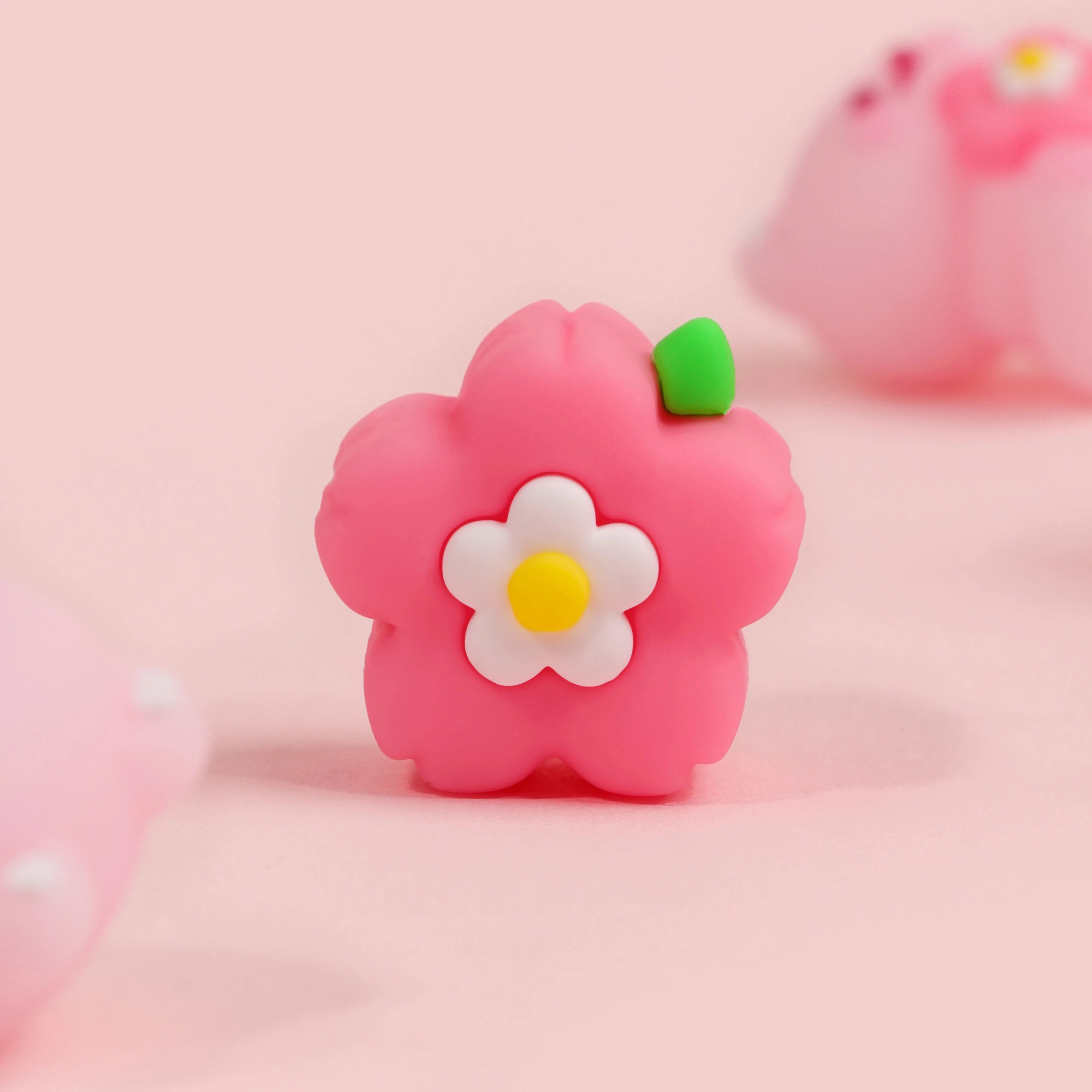 Pink Sakura Kitty Cute Style Sharing Package Kawaii 3D Eraser for Kids Students Fashionable Stationery for Study