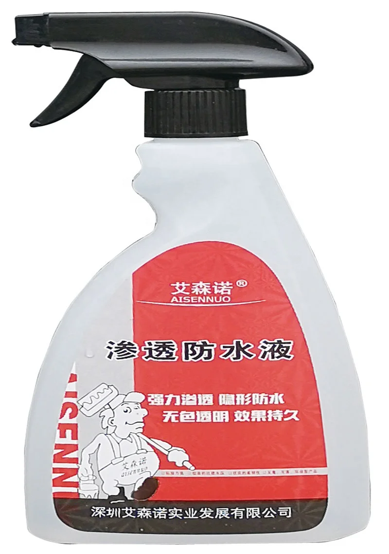 Exterior wall transparent waterproof liquid spray concentrate organic silicon