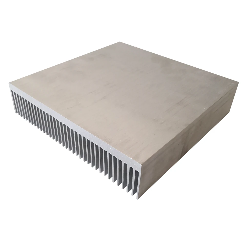 Factory price extruded heatsink square aluminum heat sink plant grow light heatsink 200(W)*44(H)*200(L)mm