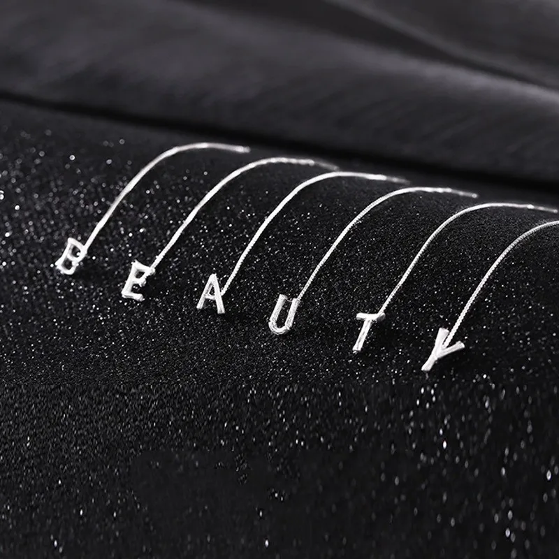 Alphabet ear wire English tassel earrings Fashion brand designer earrings for women luxury high quality designer jewellery