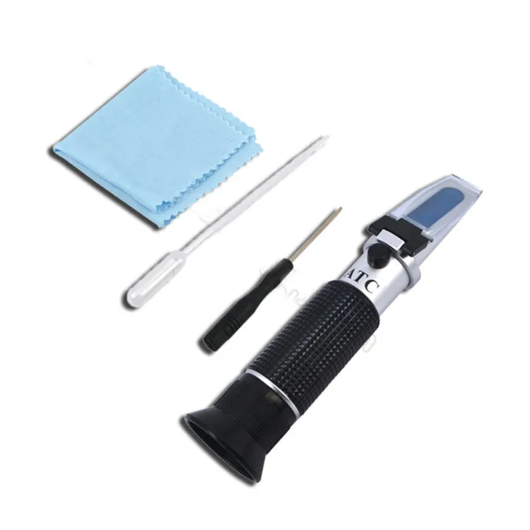 HEDAO rhb-90atc 58-90% Handheld Refractometer Brix Scale Honey Sugar Content Sugar Food Sweetness refractometer for oil testing