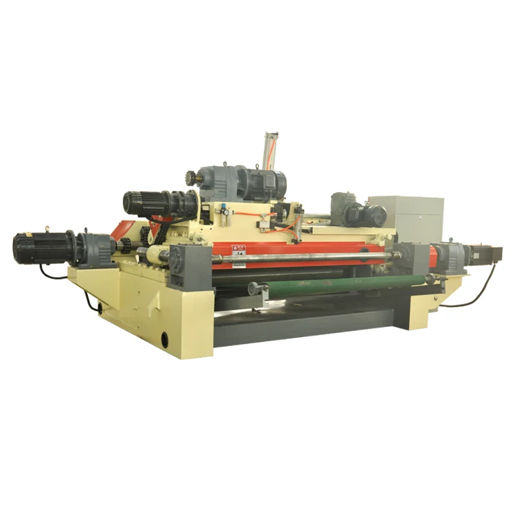 Automatic high efficiency heavy duty veneer peeling machine