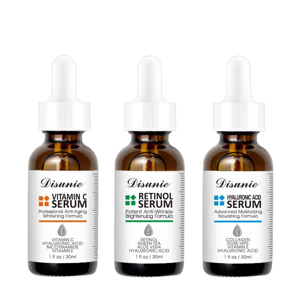 
OEM Pure Natural Hyaluronic Acid Extract Serum Whitening Hyaluronic Acid Nicotinamide Vitamin E Face Serum For All of Skin 