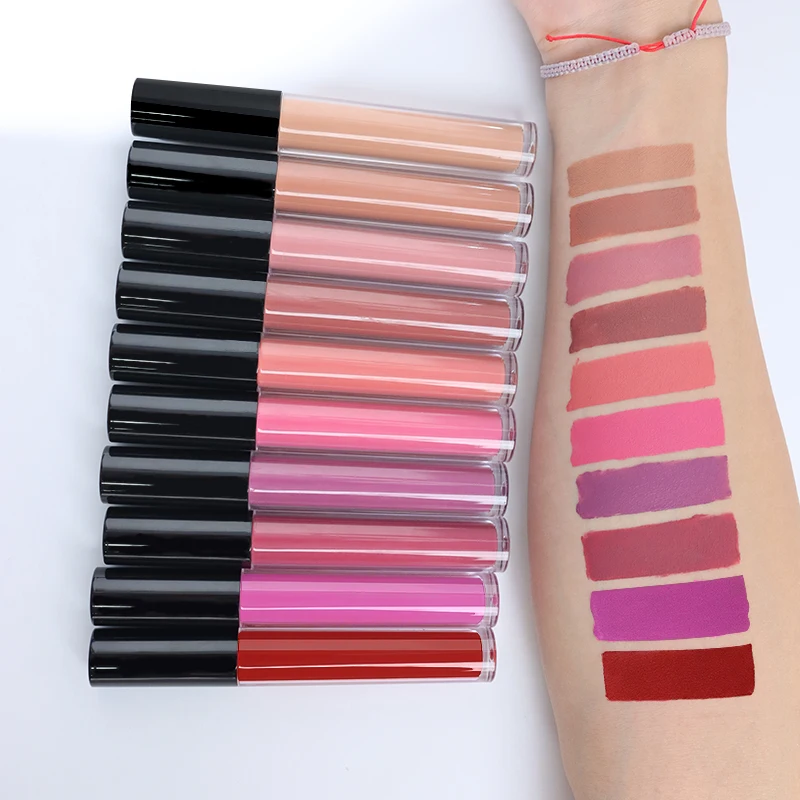 High Quality Long Lasting Liquid Matte Lip Gloss Private Label Bulk Wholesale Waterproof Lipgloss