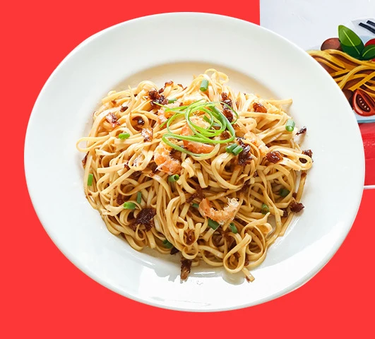 OEM factory food organic longlife halal Peanut Butter Scallion Oil Spicy Instant Bag Non-Fried Ramen Noodles With Seasoning