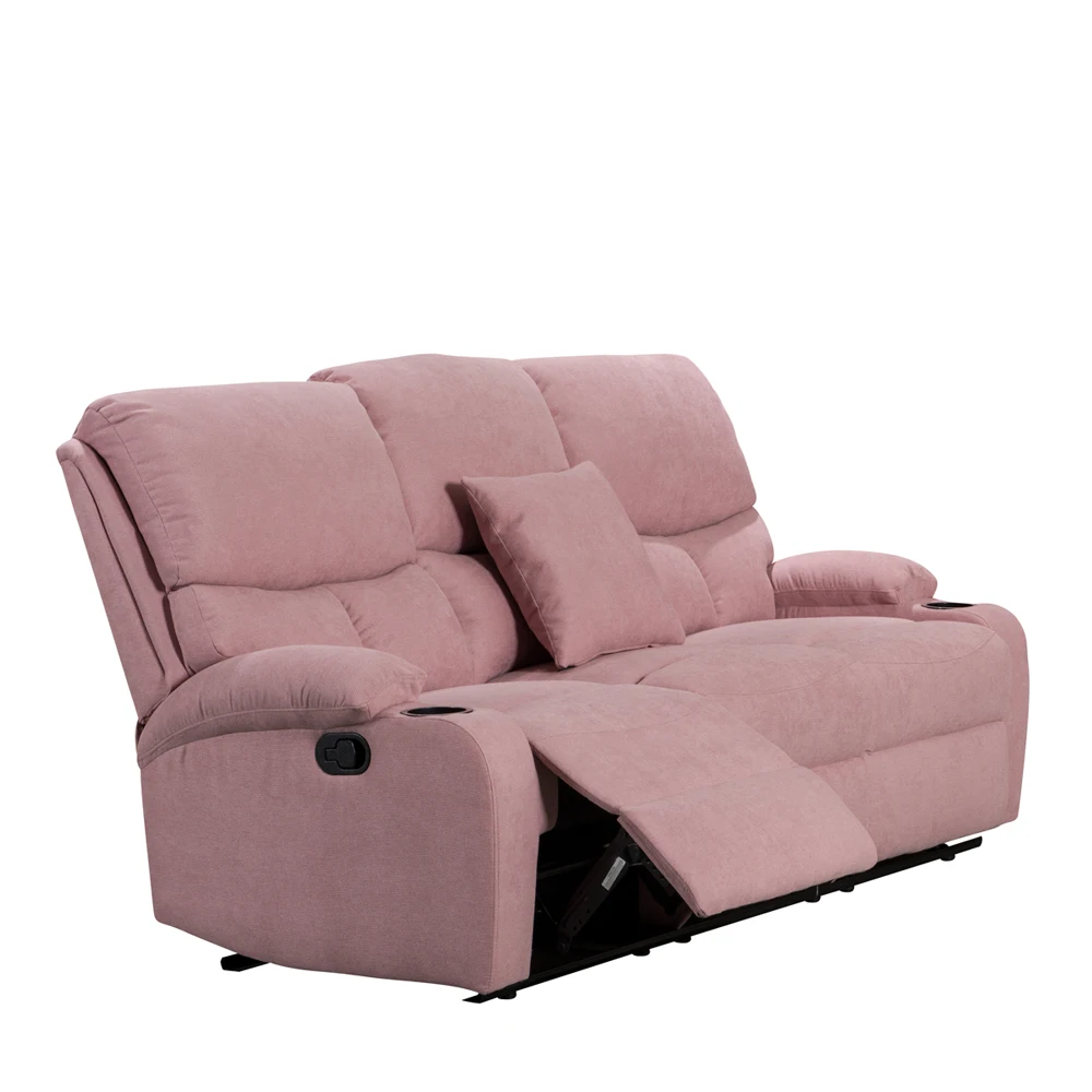Electric Fabric Sofa Recliner Reclining Chairs For The Elderly American Style Grey Home Theater Recliner Sofa