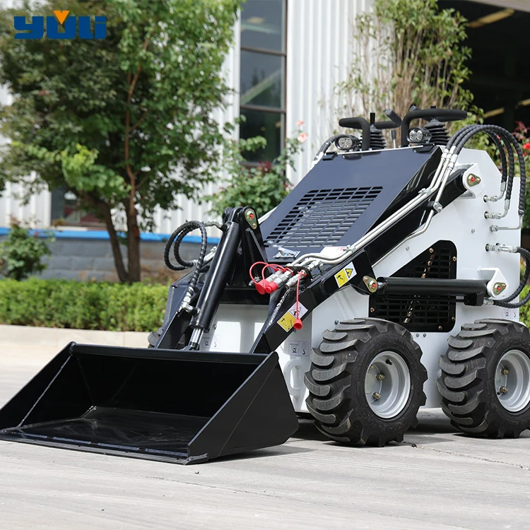 Yuli Factory Cost 3.5 Tons diesel Engine Change Construction Small Compact   Loader Mini slip Steering  slip Loader