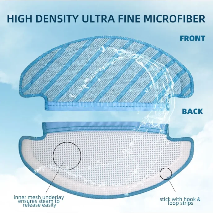 Factory hot sale main side brush filter mop dust bag Ecovacs deebot T8 N8 T9 robot vacuum cleaner parts