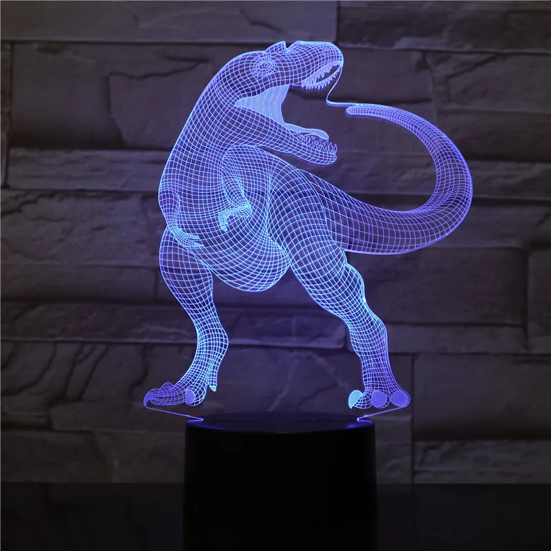 Nice best selling dinosaur electric night light bedroom  lamp baby room table lamp 3d night light