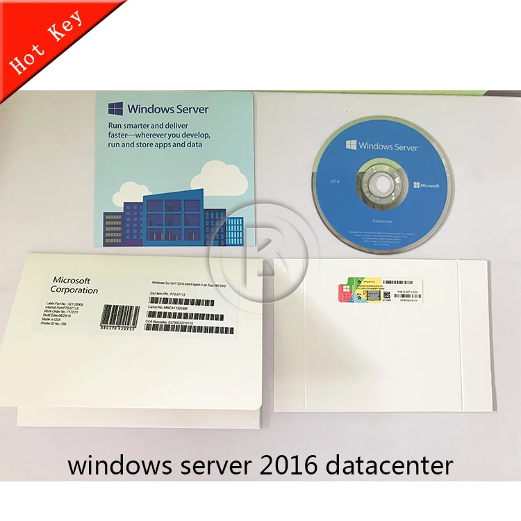 Высококачественный сервер Windows 2016 Datacenter Win Server 2016 datacenter OEM Полный пакет