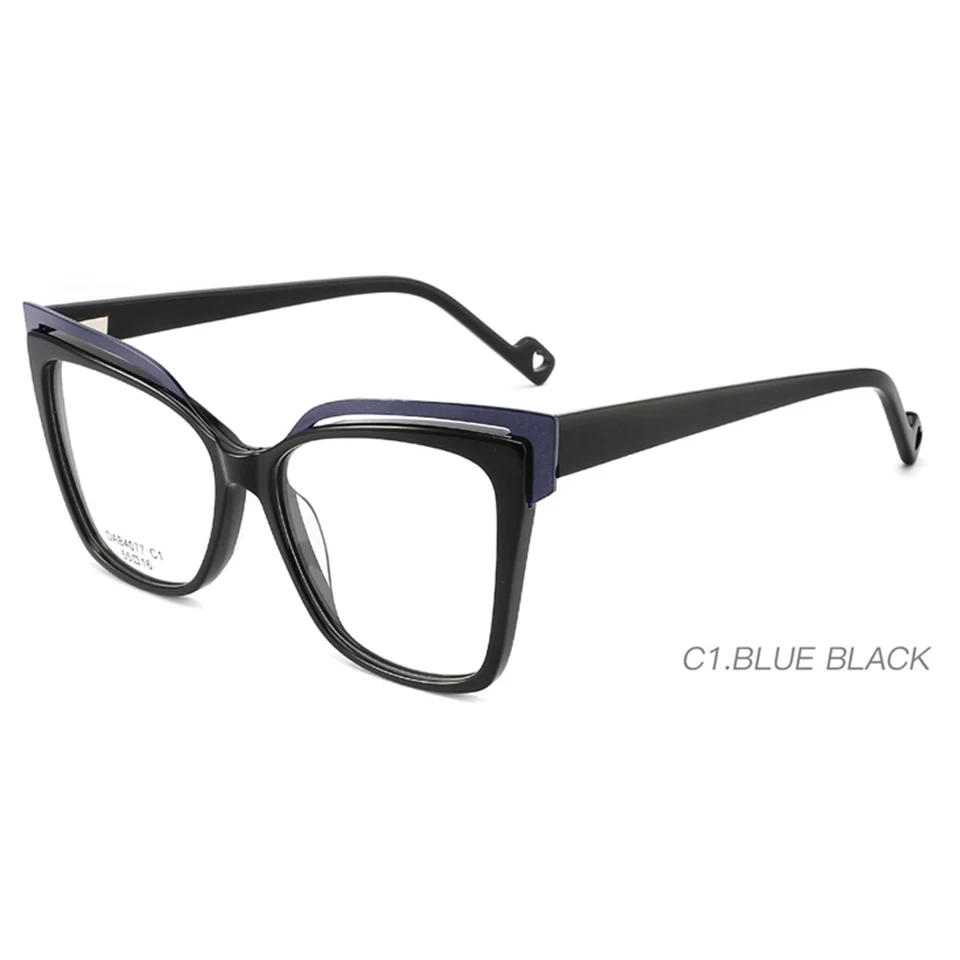 Wholesale Price Eyeglasses Acetate Frames Double Color Optical Spectacles